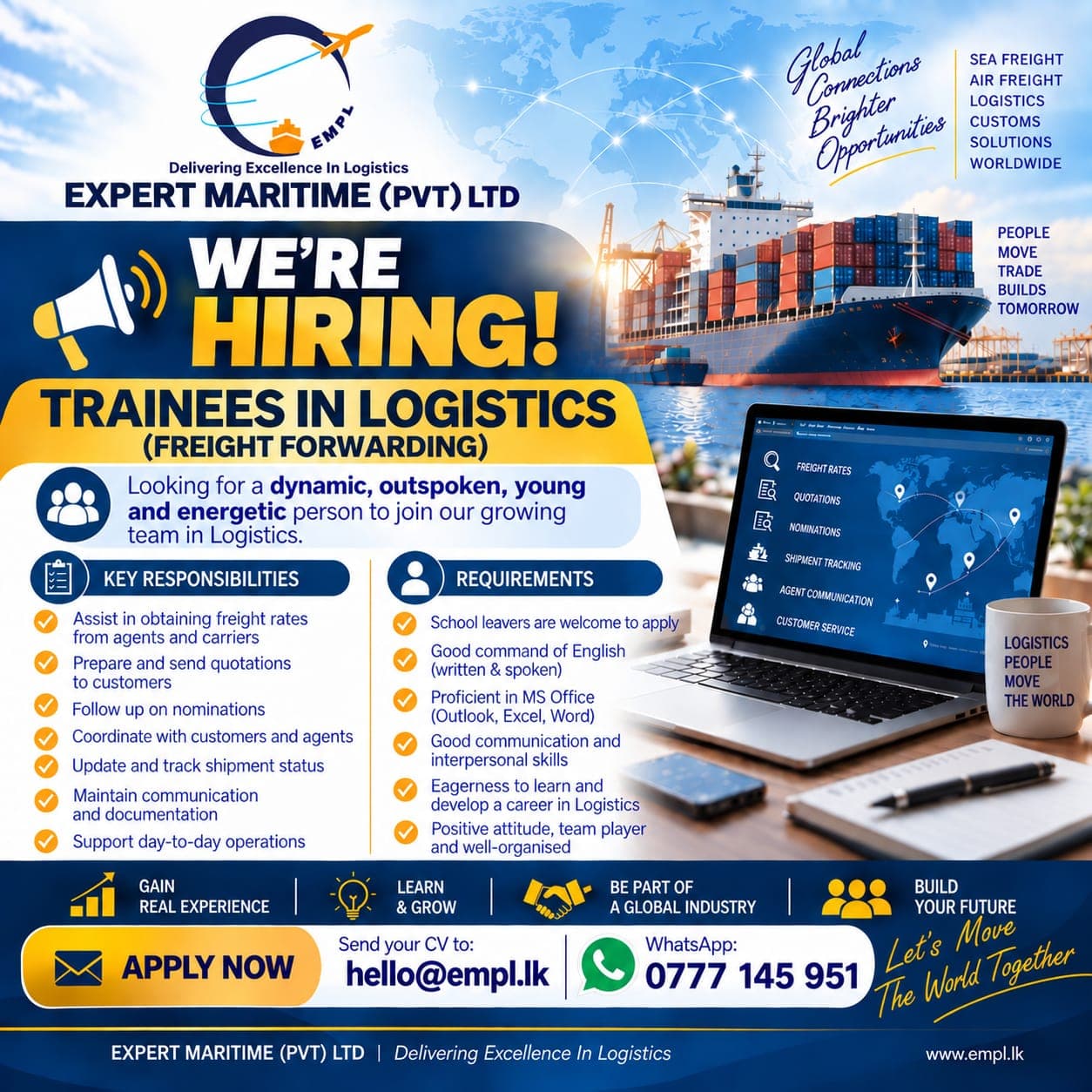 Trainees in Logistics